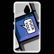Coque Personnalisée Nokia Lumia 640XL LTE Clavier humour fuck you