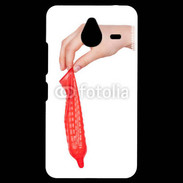 Coque Personnalisée Nokia Lumia 640XL LTE préservatif rouge