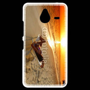 Coque Personnalisée Nokia Lumia 640XL LTE Couché de soleil agréable sur la plage