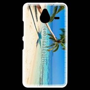 Coque Personnalisée Nokia Lumia 640XL LTE Palmier sur la plage tropicale