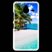 Coque Personnalisée Nokia Lumia 640XL LTE Petite île tropicale sur l'océan indien