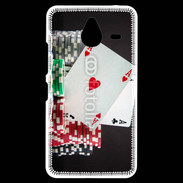 Coque Personnalisée Nokia Lumia 640XL LTE Paire d'as au poker 6