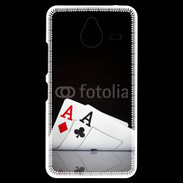 Coque Personnalisée Nokia Lumia 640XL LTE Paire d'As au poker 85