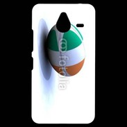 Coque Personnalisée Nokia Lumia 640XL LTE Ballon de rugby irlande