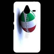Coque Personnalisée Nokia Lumia 640XL LTE Ballon de rugby Italie