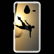 Coque Personnalisée Nokia Lumia 640XL LTE beach soccer couché du soleil