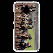 Coque Personnalisée Nokia Lumia 640XL LTE Arrivée de course de trot en sulky