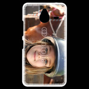 Coque Personnalisée Nokia Lumia 640XL LTE Petite fille équitation