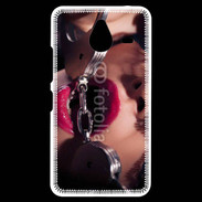 Coque Personnalisée Nokia Lumia 640XL LTE Dominatrice sexy avec menottes 