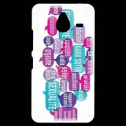 Coque Personnalisée Nokia Lumia 640XL LTE Nuage de mots sexy