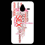 Coque Personnalisée Nokia Lumia 640XL LTE Nuage de mots sexy 2