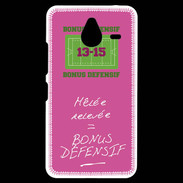 Coque Personnalisée Nokia Lumia 640XL LTE Mêlée relevée Bonus offensif-défensif Rose