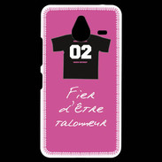 Coque Personnalisée Nokia Lumia 640XL LTE Talonneur Bonus offensif-défensif Rose 2