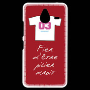 Coque Personnalisée Nokia Lumia 640XL LTE Pilier droit Bonus offensif-défensif Rouge