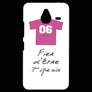 Coque Personnalisée Nokia Lumia 640XL LTE Troisième ligne G Bonus offensif-défensif Blanc