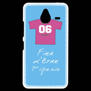 Coque Personnalisée Nokia Lumia 640XL LTE Troisième ligne G Bonus offensif-défensif Bleu
