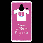 Coque Personnalisée Nokia Lumia 640XL LTE Troisième ligne G Bonus offensif-défensif Rose