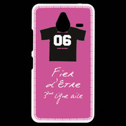 Coque Personnalisée Nokia Lumia 640XL LTE Troisième ligne G Bonus offensif-défensif Rose 2