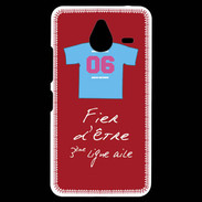 Coque Personnalisée Nokia Lumia 640XL LTE Troisième ligne G Bonus offensif-défensif Rouge 2