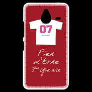 Coque Personnalisée Nokia Lumia 640XL LTE Troisième ligne D Bonus offensif-défensif Rouge