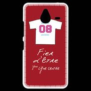 Coque Personnalisée Nokia Lumia 640XL LTE Troisième ligne centre Bonus offensif-défensif Rouge