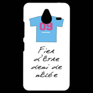 Coque Personnalisée Nokia Lumia 640XL LTE Demi de mêlée Bonus offensif-défensif Blanc 2