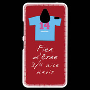 Coque Personnalisée Nokia Lumia 640XL LTE 3/4 aile droit Bonus offensif-défensif Rouge 2