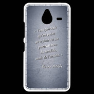 Coque Personnalisée Nokia Lumia 640XL LTE Portrait Ame Bleu Citation Oscar Wilde