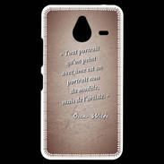 Coque Personnalisée Nokia Lumia 640XL LTE Portrait Ame Rouge Citation Oscar Wilde