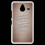Coque Personnalisée Nokia Lumia 640XL LTE Public génie Rouge Citation Oscar Wilde