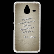 Coque Personnalisée Nokia Lumia 640XL LTE Public génie Sepia Citation Oscar Wilde