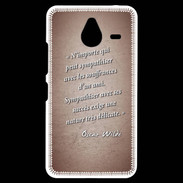 Coque Personnalisée Nokia Lumia 640XL LTE Sympathiser Rouge Citation Oscar Wilde