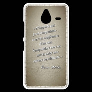 Coque Personnalisée Nokia Lumia 640XL LTE Sympathiser Sepia Citation Oscar Wilde