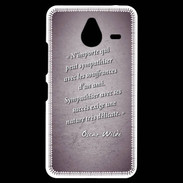 Coque Personnalisée Nokia Lumia 640XL LTE Sympathiser Violet Citation Oscar Wilde