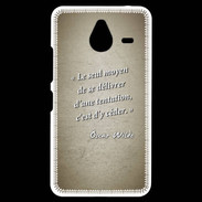 Coque Personnalisée Nokia Lumia 640XL LTE Tentation Sepia Citation Oscar Wilde
