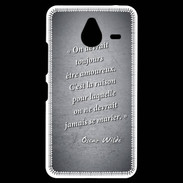 Coque Personnalisée Nokia Lumia 640XL LTE Toujours amoureux Noir Citation Oscar Wilde