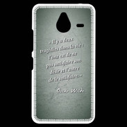 Coque Personnalisée Nokia Lumia 640XL LTE Tragédie Vert Citation Oscar Wilde