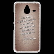 Coque Personnalisée Nokia Lumia 640XL LTE Tragédie Rouge Citation Oscar Wilde