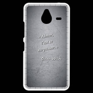 Coque Personnalisée Nokia Lumia 640XL LTE Aimer Noir Citation Oscar Wilde