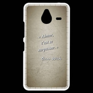 Coque Personnalisée Nokia Lumia 640XL LTE Aimer Sepia Citation Oscar Wilde