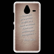 Coque Personnalisée Nokia Lumia 640XL LTE Chaque fois Rouge Citation Oscar Wilde