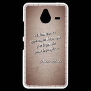 Coque Personnalisée Nokia Lumia 640XL LTE Démocratie Rouge Citation Oscar Wilde