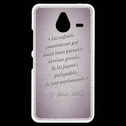 Coque Personnalisée Nokia Lumia 640XL LTE Dieux prières Rose Citation Oscar Wilde