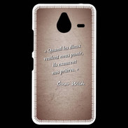 Coque Personnalisée Nokia Lumia 640XL LTE Dieux prières Rouge Citation Oscar Wilde