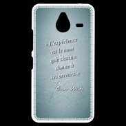 Coque Personnalisée Nokia Lumia 640XL LTE Expérience Turquoise Citation Oscar Wilde
