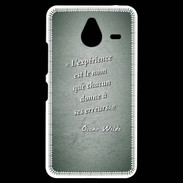 Coque Personnalisée Nokia Lumia 640XL LTE Expérience Vert Citation Oscar Wilde