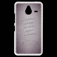 Coque Personnalisée Nokia Lumia 640XL LTE Expérience Violet Citation Oscar Wilde