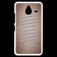 Coque Personnalisée Nokia Lumia 640XL LTE Homme animal Rouge Citation Oscar Wilde