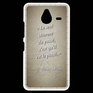 Coque Personnalisée Nokia Lumia 640XL LTE Charme passé Sepia Citation Oscar Wilde
