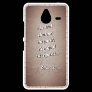 Coque Personnalisée Nokia Lumia 640XL LTE Charme passé Rouge Citation Oscar Wilde